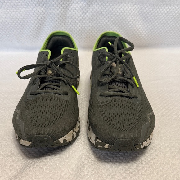 Under Armour Gray and Neon Green Sneakers - Picture 2 of 8